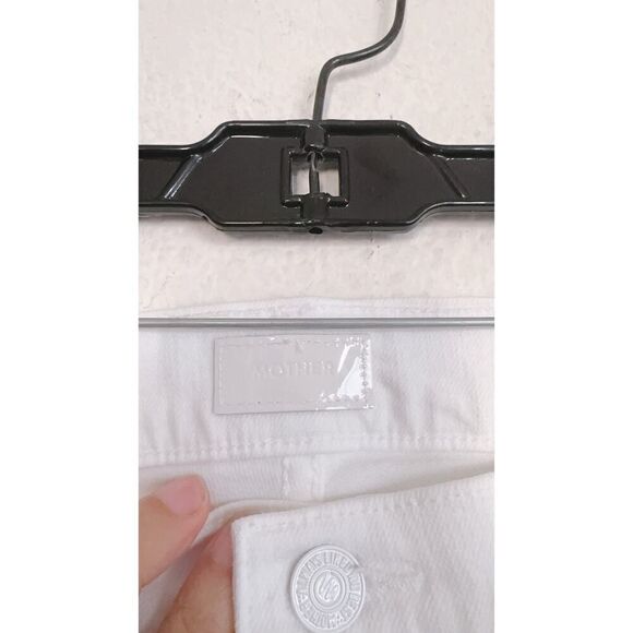 MOTHER The Insider Crop Step Fray Jeans FAIREST OF THEM ALL 31” - Picture 11 of 14